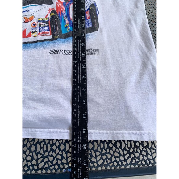 Vintage Y2K NASCAR Mark Martin Taurus Valvoline racing tee 2XL white - Picture 7 of 9